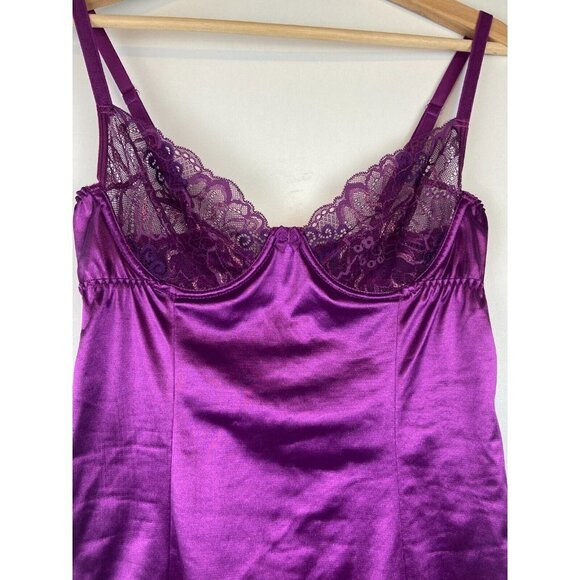 The Escanté Collection Women's Nightdress & Thong Raspberry Color Size X… - Picture 4 of 12